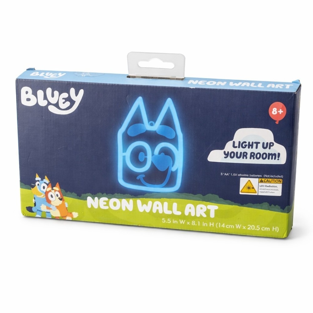 Bluey Neon Wall Art Light Up Sign Kids Room Decor LED New Open Box‎